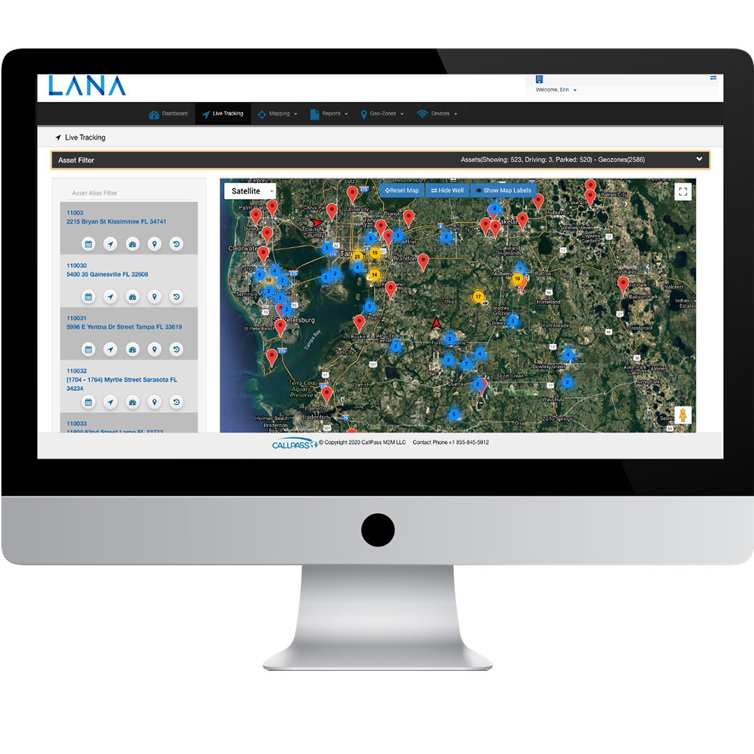 Live Dry Van Trailer Tracking