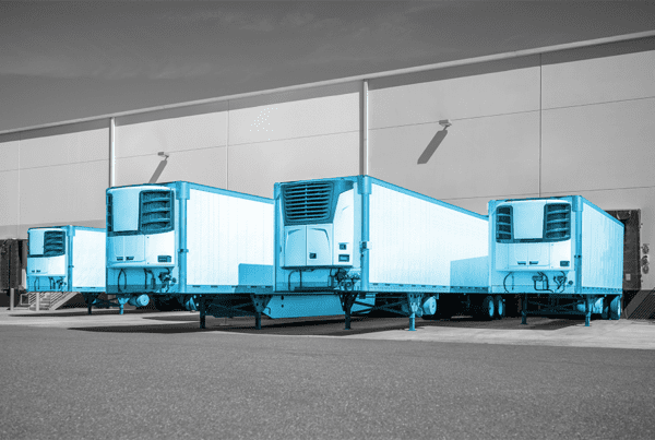 Reefer Trailer at Dock