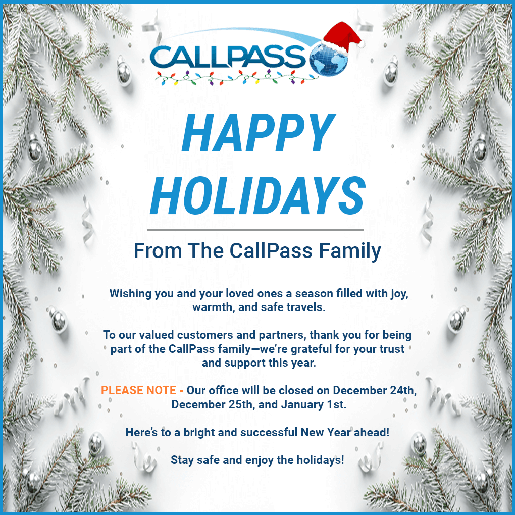 Happy Holidays From CallPass